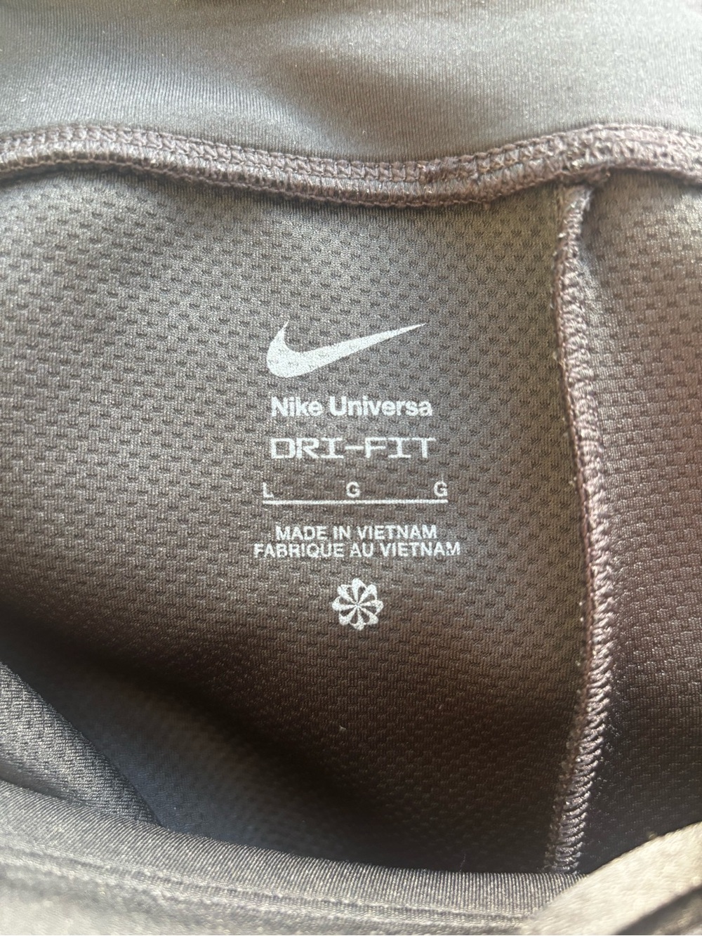 Women’s barrel cut dri fit Nike black pants